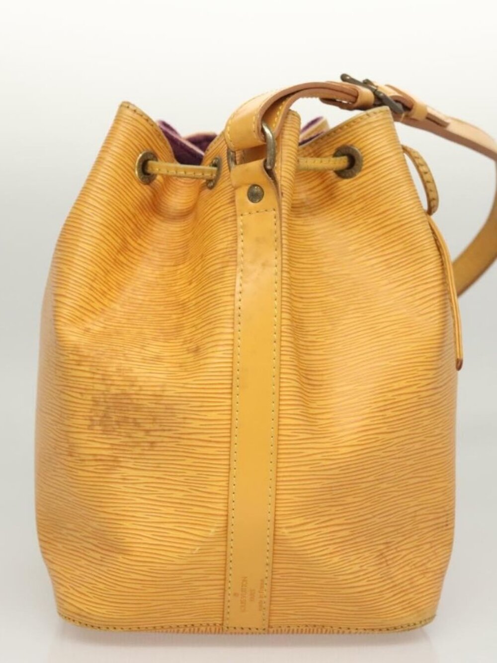 LOUIS VUITTON Epi Petit Noe Shoulder Bag Yellow M44109 LV Auth BD2091 - Picture 5 of 16